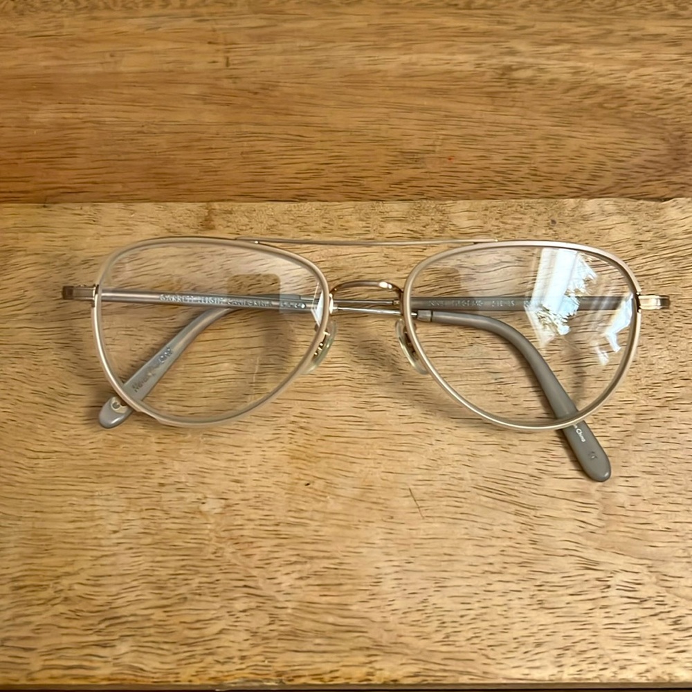 Garrett leight Linnie gold eyeglasses unisex